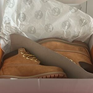 Timberland premium waterproof boot in wheat nubuck